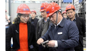 浙江省科技厅条件处处长曹华芬调研畅尔
