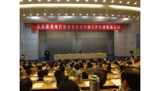 浙江省推进现代装备制造业发展工作电视电话会议召开