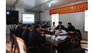 企业专业技术资格自主评价评审会召开