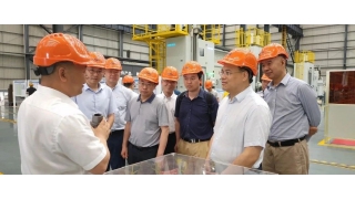 省经信厅副厅长叶健松调研畅尔